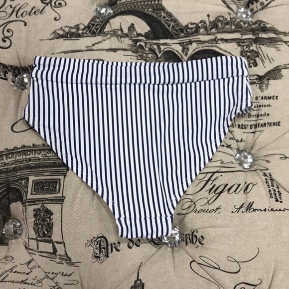 Habitual Kids Girls' Skye Striped Banded Bikini Bottom - Picture 5 of 5